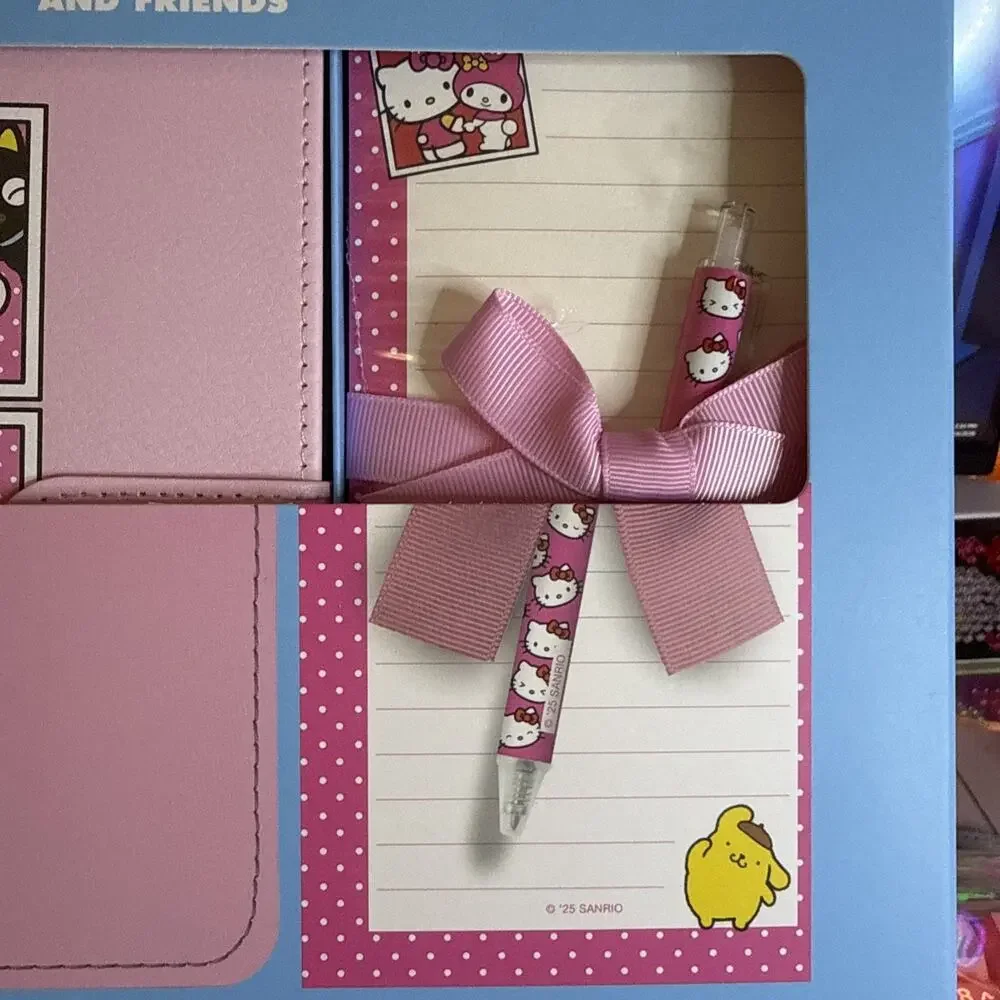 Sanrio Hello Kitty & Friends Journal List Pad Gel Pen Gift Set Pink Lined 2025